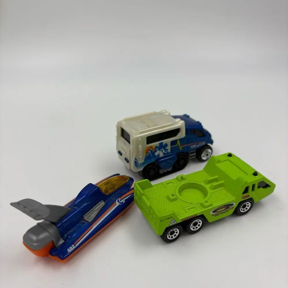 Vintage Matchbox Hydroplane Arctic Track‎ Transporter Die Cast Bundle